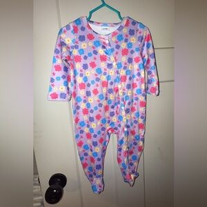 Bundle of 3 floral footed pjs